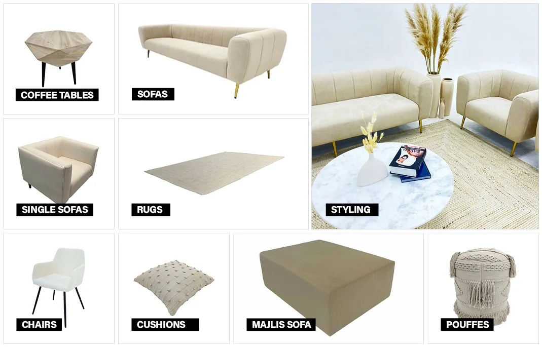 Evolution Furniture UAE - furniture rental uae and saudi arabia