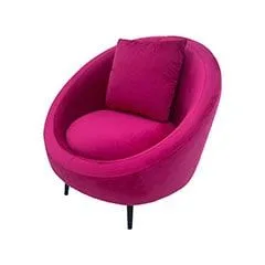 Odette Accent Chair - Hot Pink ​F-AC107-HP