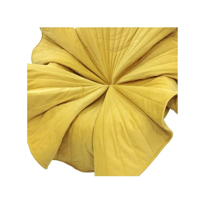 F-AC109-YL Bloom accent chair in yellow velvet with gold base
