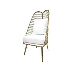 Isla Accent Chair - Gold F-AC126-CG