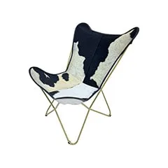 Cassidy Accent Chair - Black + White F-AC137-BW