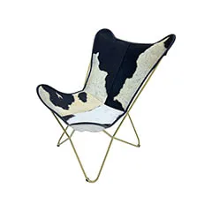 Cassidy Accent Chair - Black + White F-AC137-BW