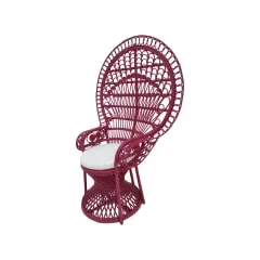 Peacock Chair - Hot Pink ​​​F-AC204-HP