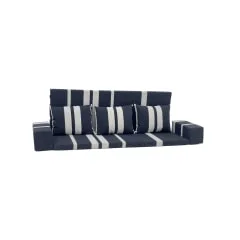 Arabic Seating Set - Type 2 - Black + White ​F-AK182-BW