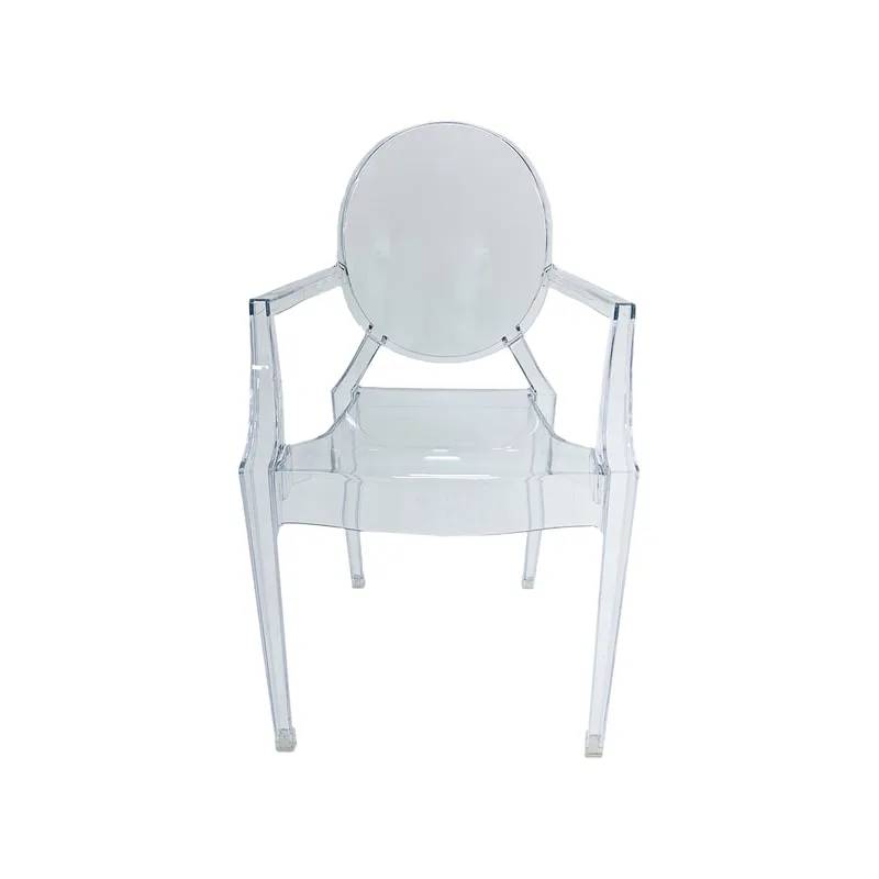 F-AR106-CL Ghost armchair in clear acrylic