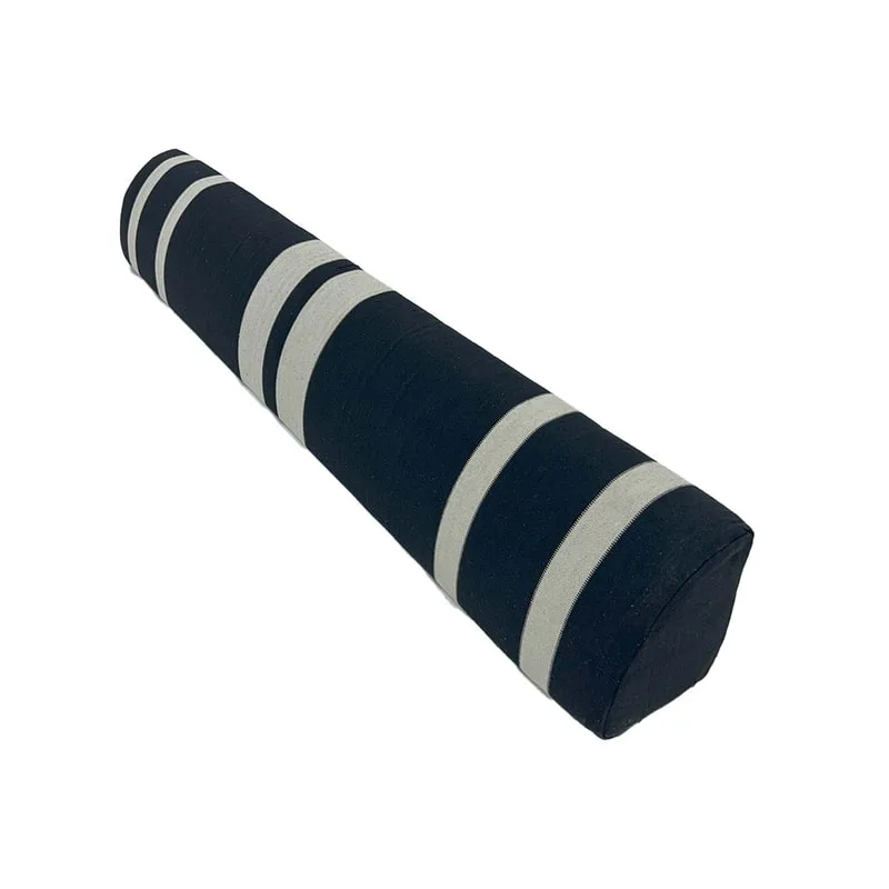 F-AS130-BW Arabic back rest in black & white fabric