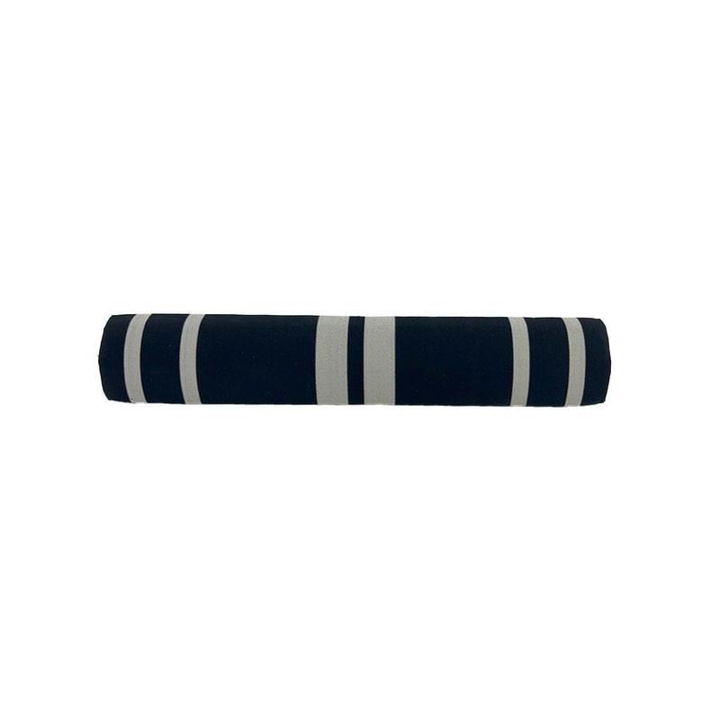 F-AS130-BW Arabic back rest in black & white fabric