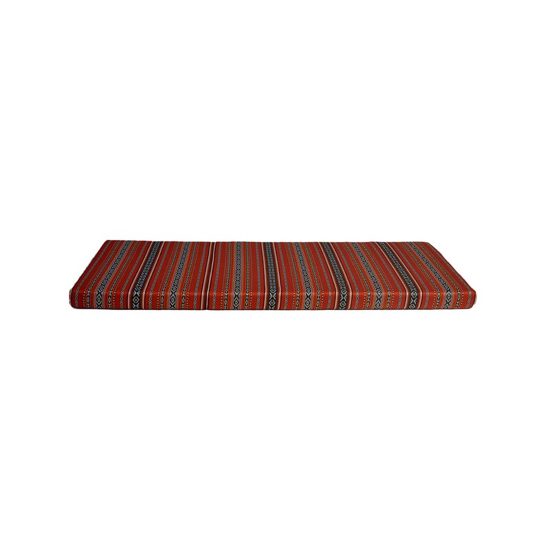 F-AS301-RE Type 1 Arabic base cushion in red fabric