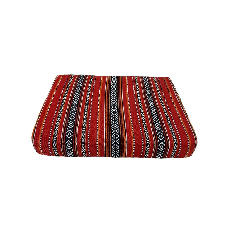 F-AS302-RE Type 2 Arabic base cushion in red fabric