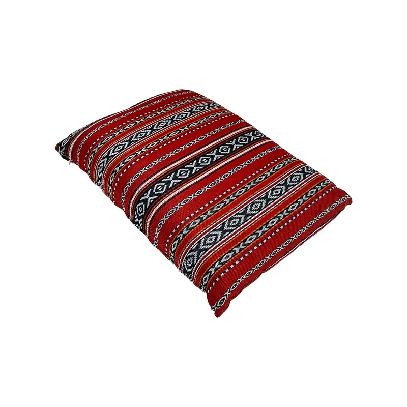 F-AS310-RE Arabic pillow in red fabric