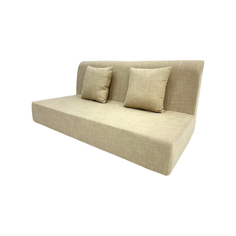 F-SF120-DT Churchill three seater sofa in dark tan genuine leather with wooden feet