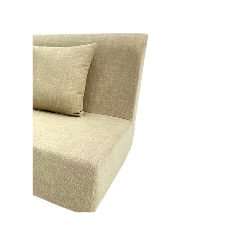 F-SF120-DT Churchill three seater sofa in dark tan genuine leather with wooden feet