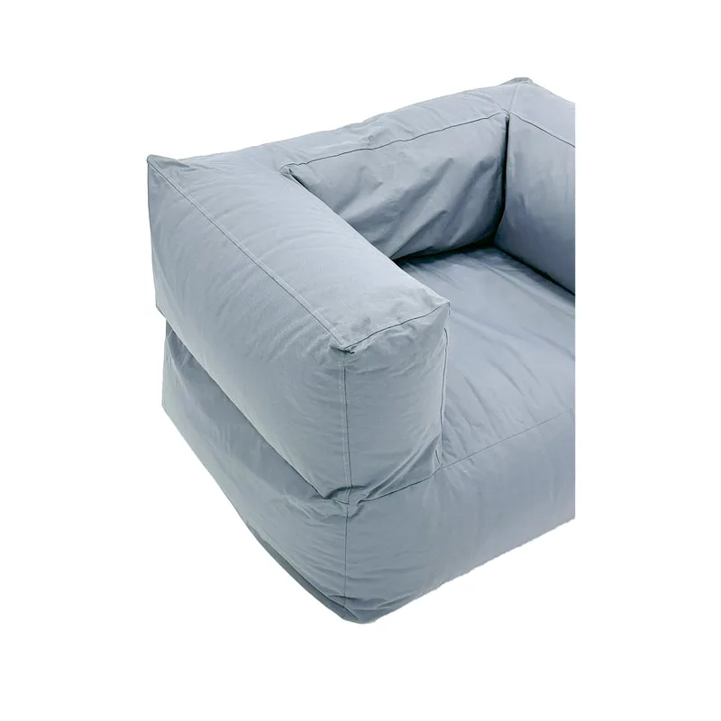 F-BB101-GY Vancouver bean bag armchair in grey fabric