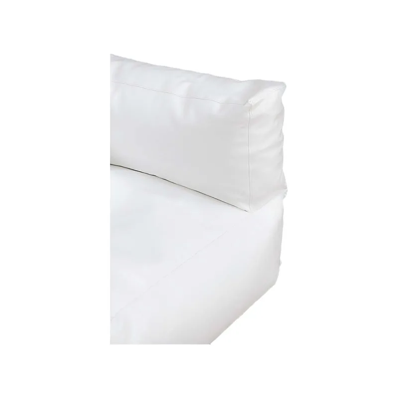 F-BB101-WH Vancouver bean bag armchair in white leatherette