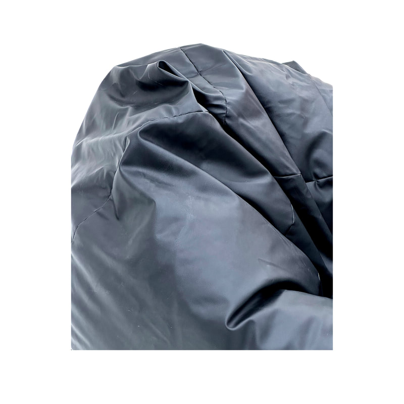 F-BB103-BL Miami bean bag in black fabric