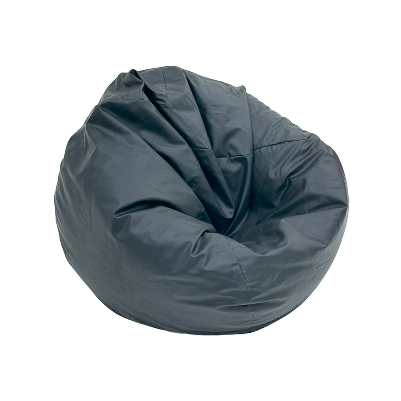 F-BB103-BL Miami bean bag in black fabric