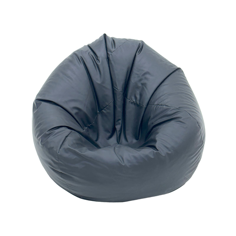 F-BB103-BL Miami bean bag in black fabric