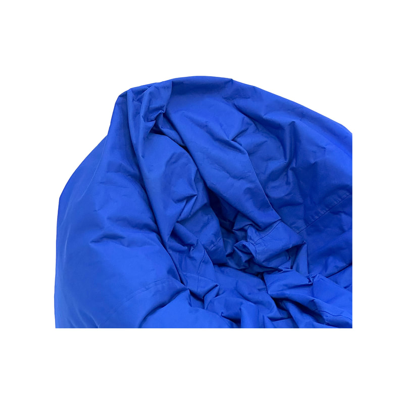 F-BB103-BU Miami bean bag in blue fabric