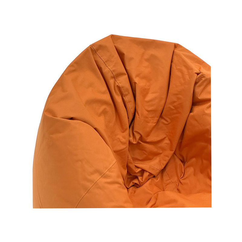 F-BB103-OR Miami bean bag in orange fabric