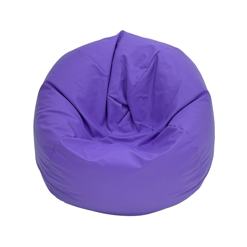 F-BB103-PR Miami bean bag in purple fabric