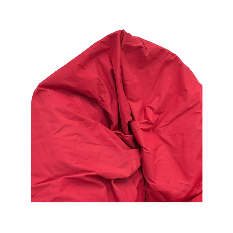F-BB103-RE Miami bean bag in red fabric
