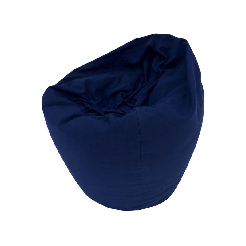 F-BB104-DB Texas bean bag in dark blue fabric
