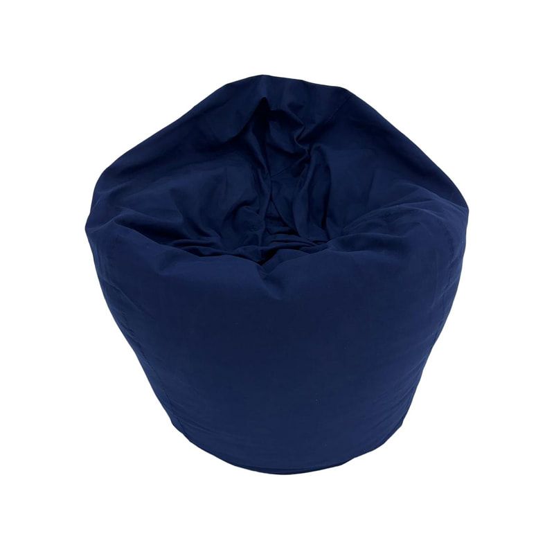 F-BB104-DB Texas bean bag in dark blue fabric