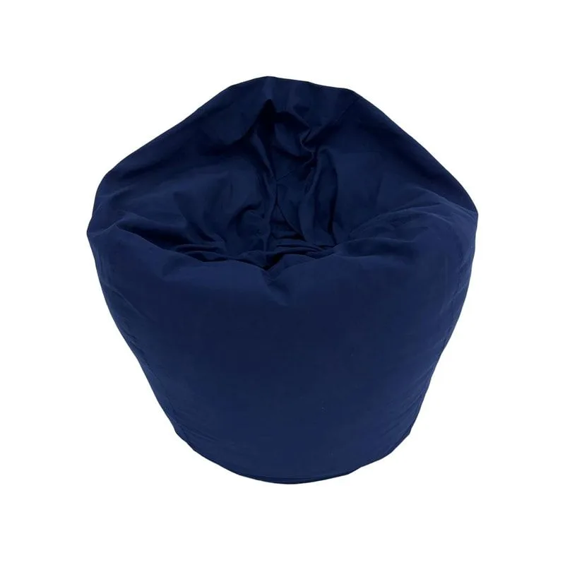F-BB104-DB Texas bean bag in dark blue fabric