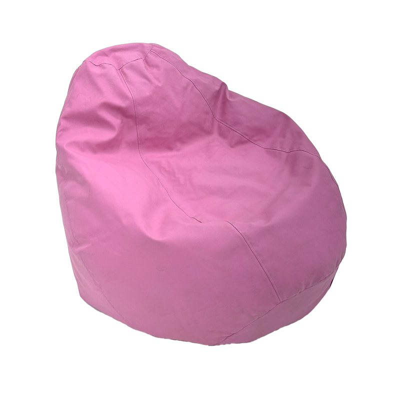 F-BB104-PI Texas bean bag in pink fabric