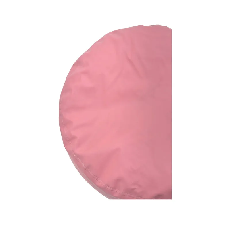 F-BB110-PI Oslo round bean bag in pink leatherette