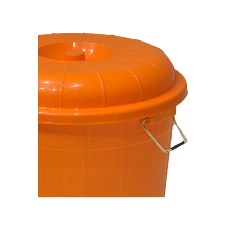 F-BI121-OR Type 1 Site bin in orange with a separate lid