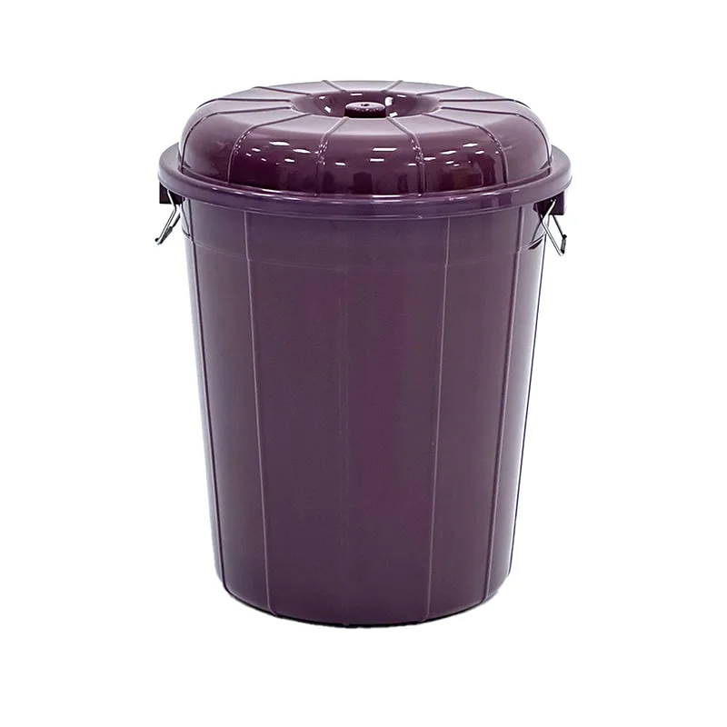 F-BI124-PR Type 4 Site bin in purple with a separate lid