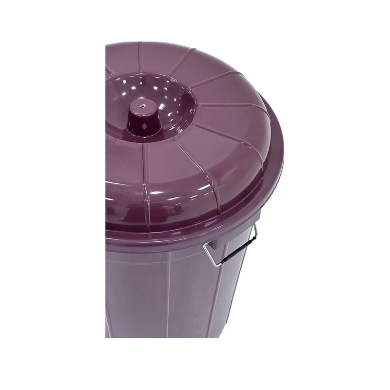 F-BI124-PR Type 4 Site bin in purple with a separate lid