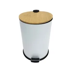 Waste Paper Bin - Type 7 - White ​F-BI125-WH