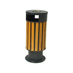 Wooden Bin - Type 2 - Black & Brown F-BI142-BB