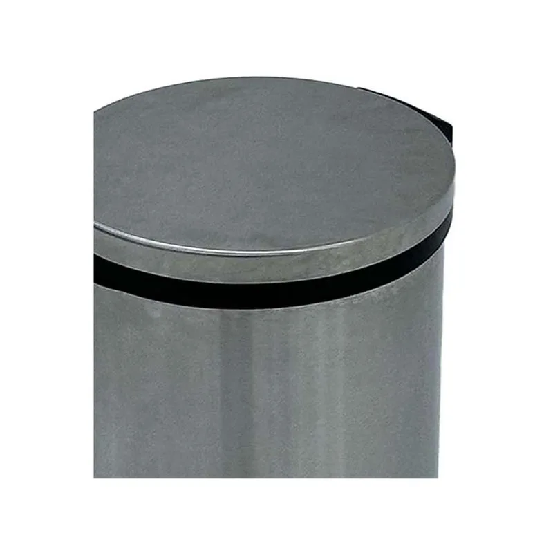 F-BI162-SI Type 2 Stainless steel bin in silver with a foot pedal