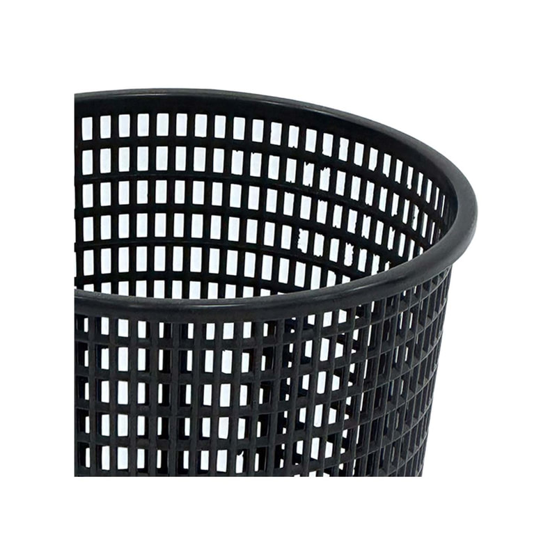 F-BI184-BL Type 4 Waste paper bin in black plastic