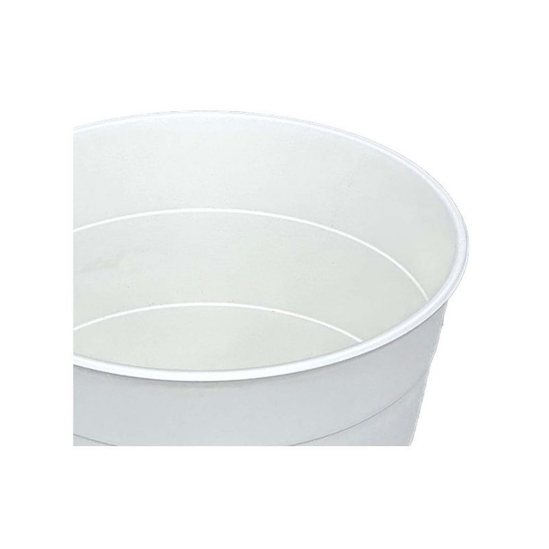 F-BI186-WH Type 6 waste paper bin in white