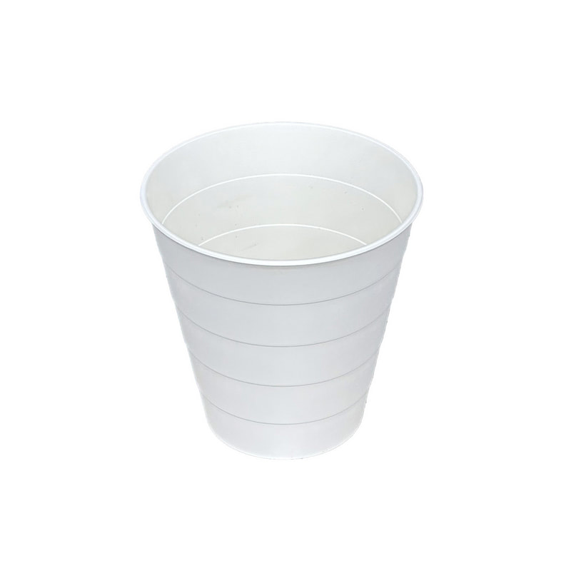 F-BI186-WH Type 6 waste paper bin in white