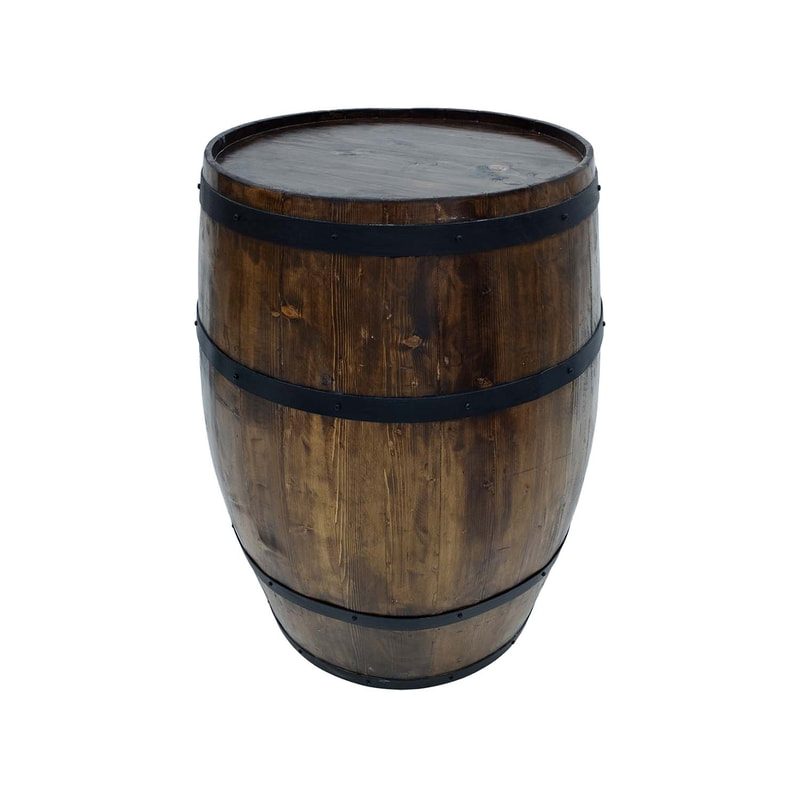 F-BL101-DW Cooper barrel in dark wooden finish