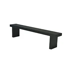 Ray Bench - 45cm high - Black ​F-BN102-BL