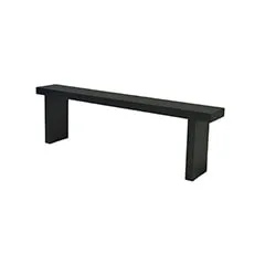 Ray Bench - 60cm high - Black F-BN103-BL