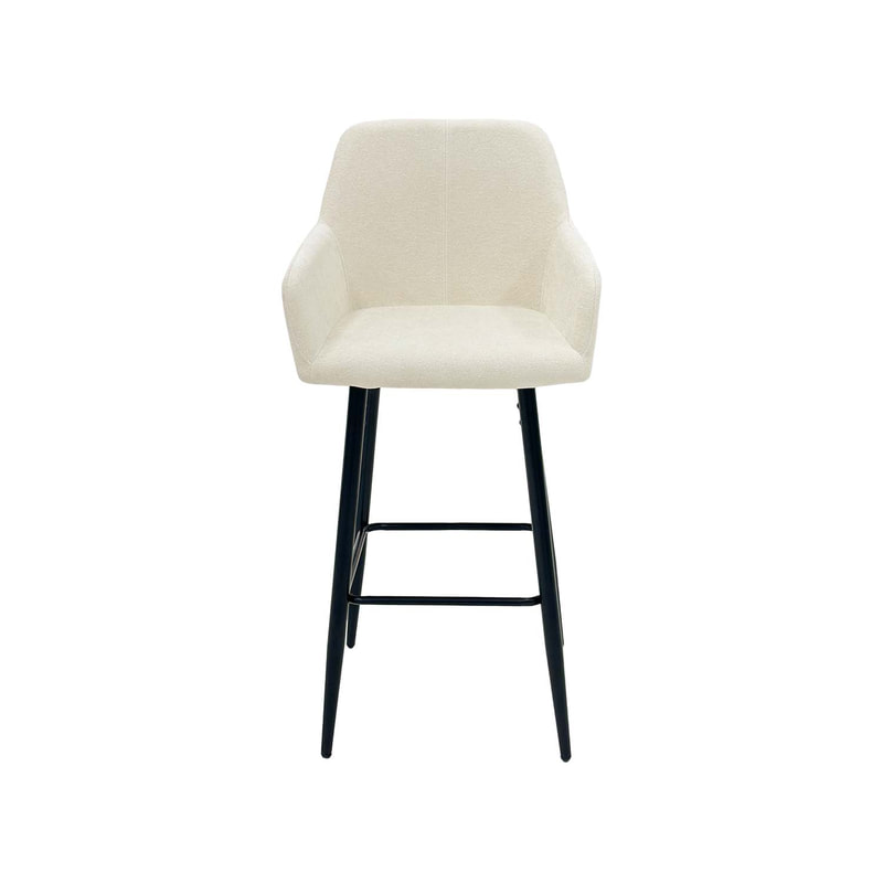 barstool, cream, fabric, rental, events, exhibitions, furniture rental