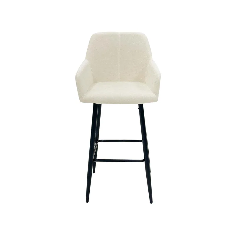 barstool, cream, fabric, rental, events, exhibitions, furniture rental