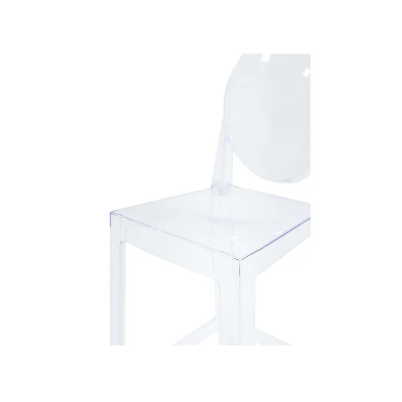 F-BS106-CL Ghost barstool in clear acrylic