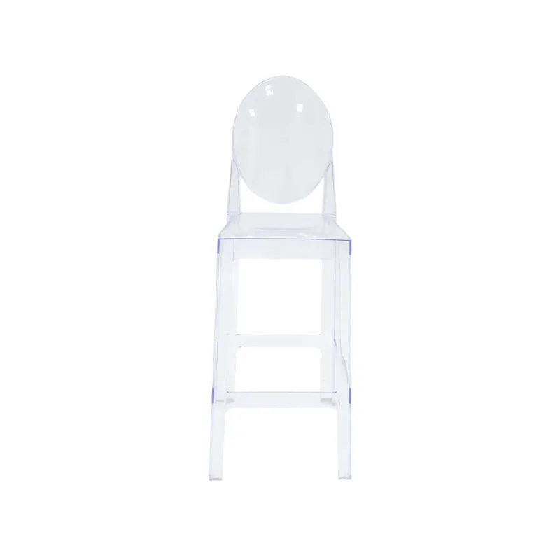 F-BS106-CL Ghost barstool in clear acrylic