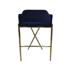 Lucia Barstool - Midnight Blue  F-BS110-MB
