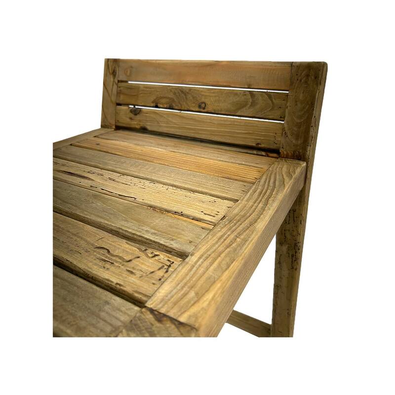 F-BS125-NW Tucker barstool in natural solid wood​