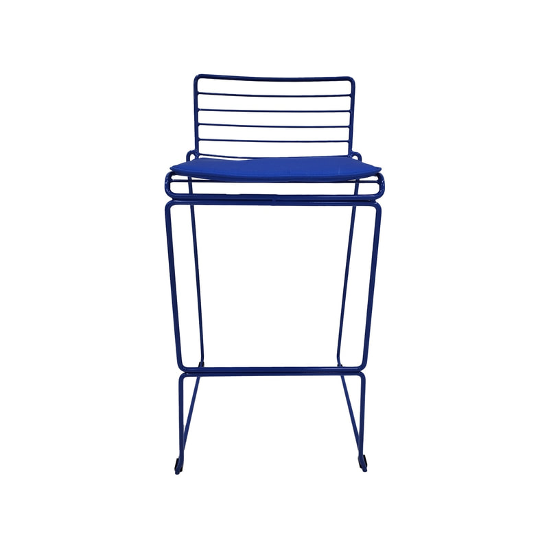 F-BS126-RB Isla barstool with royal blue metal frame
