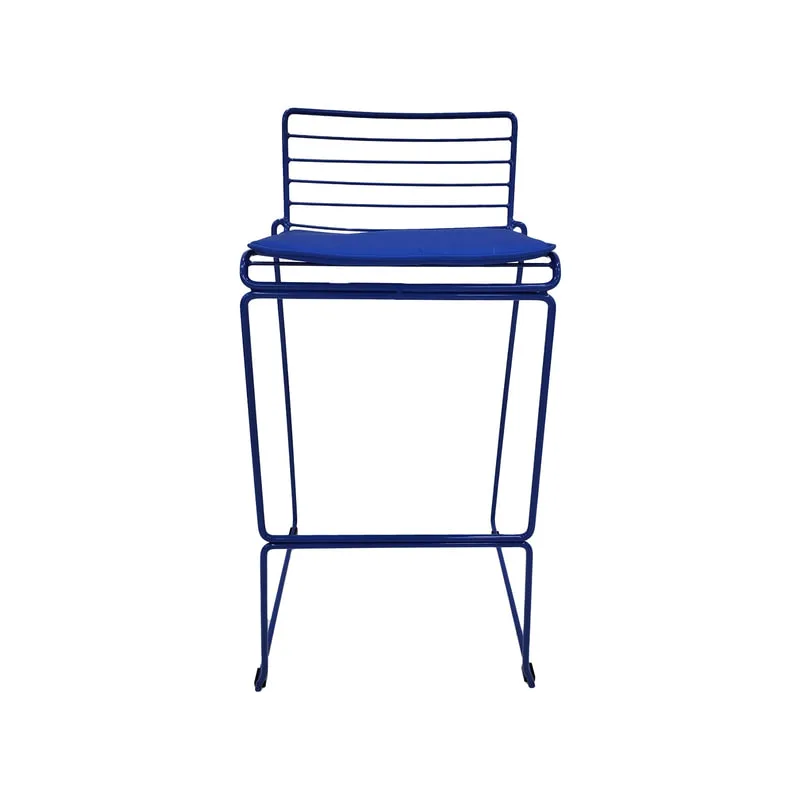 F-BS126-RB Isla barstool with royal blue metal frame